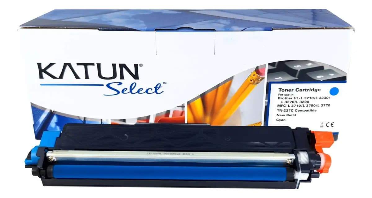 Toner Katun TN-227C Cyan Brother HL-L3210 MFC-L3710